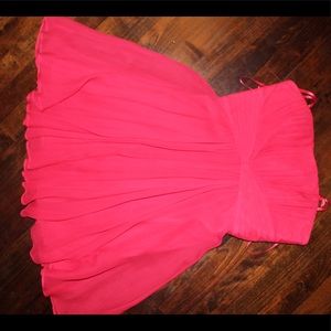 BEAUTIFUL BCBG strapless, pink dress worn ONCE! 😍Perfect for any formal event